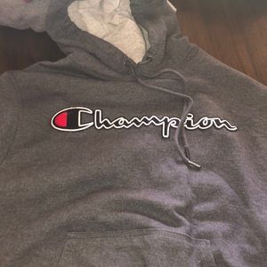 Champion grey sweatshirt